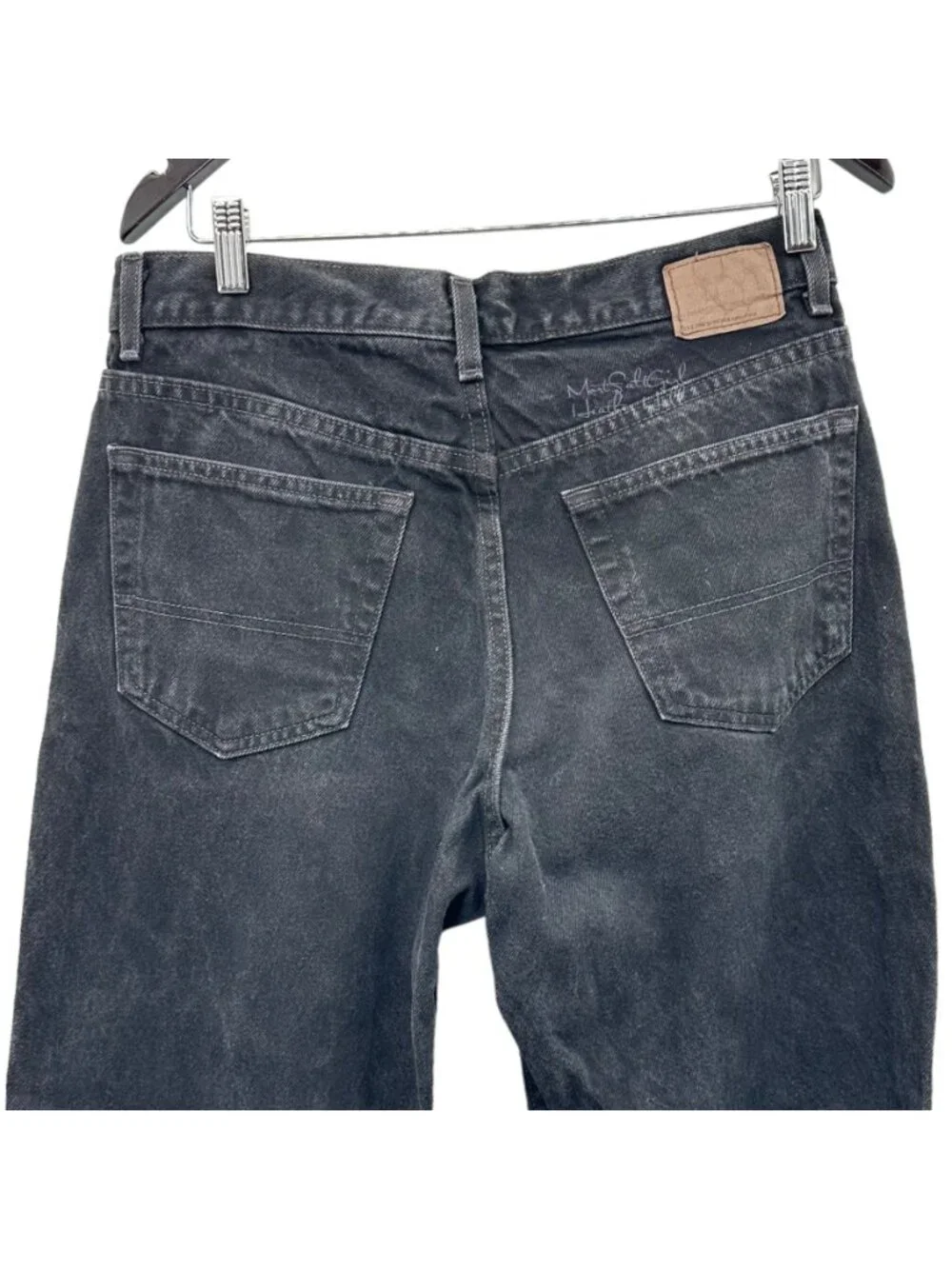 Sonoma Goods for Life Straight Fit Black Wash Denim Jeans 32 X 27